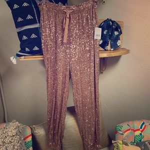 Free people sequined joggers